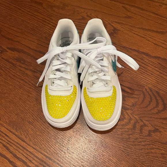 One of a kind Youth Air Force 1s - Picture 2 of 6